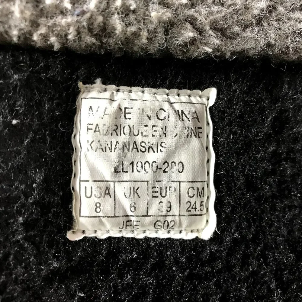 SOREL Kananaskis Winter Boots Women Sz 8 Beige/Black Wool Insole Snow Outdoor - Picture 13 of 14